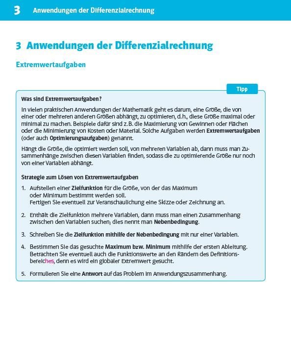 Produktbild: Klett Sicher im Abi 10-Minuten-Training Oberstufe Mathematik Differenzialrechnung