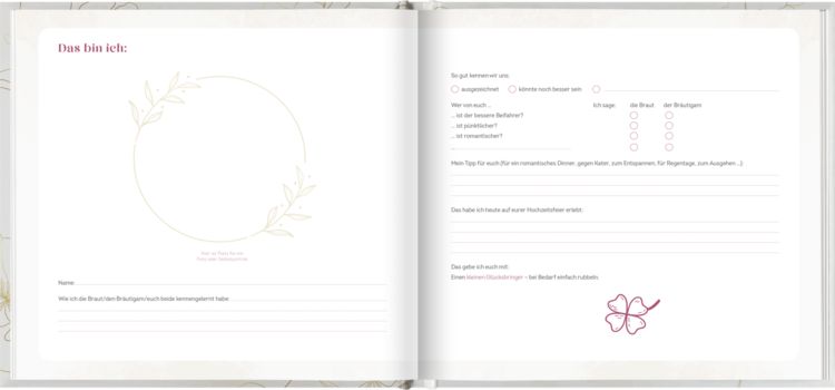 Produktbild: Unsere Hochzeit - G&auml;stebuch