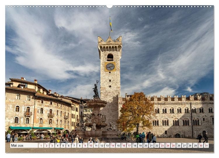 Produktbild: Trient und das Trentino (hochwertiger Premium Wandkalender 2026 DIN A2 quer), Kunstdruck in Hochglanz