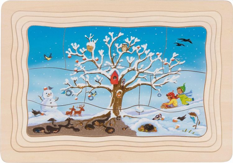 Produktbild: Schichtenpuzzle Mein Apfelbaum