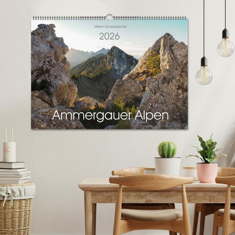 Produktbild: Ammergauer Alpen (Wandkalender 2026 DIN A2 quer), CALVENDO Monatskalender