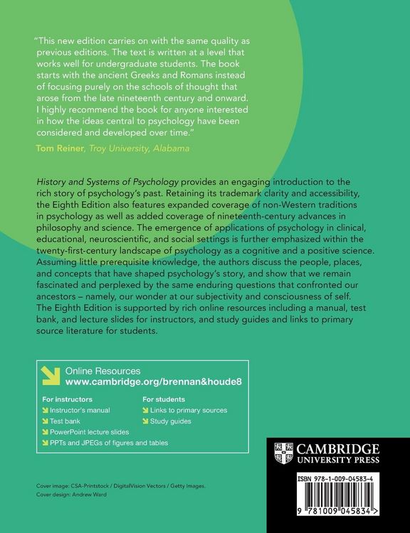 Produktbild: History and Systems of Psychology