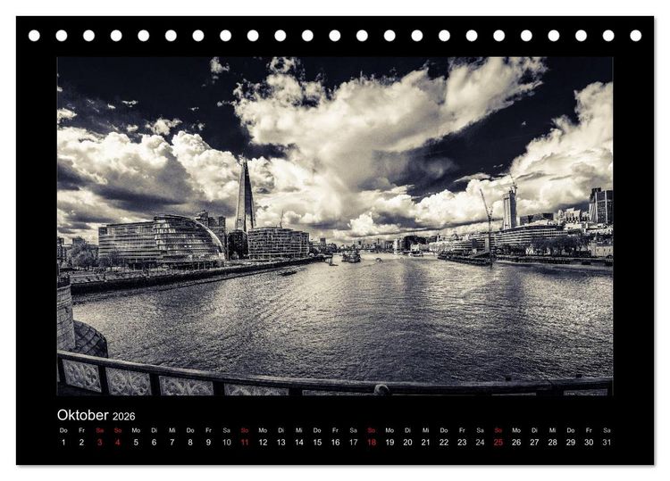 Produktbild: London-Bilder (Tischkalender 2026 DIN A5 quer), CALVENDO Monatskalender