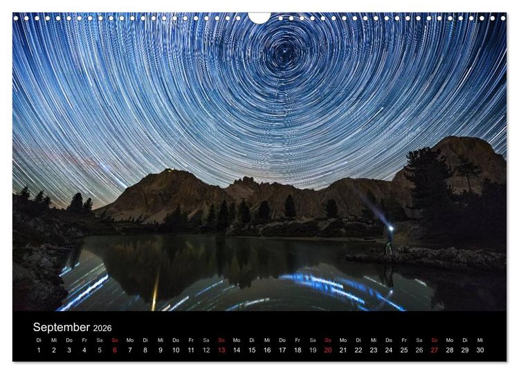Produktbild: Sternensucher - Landschaft unter Sternen (Wandkalender 2026 DIN A3 quer), CALVENDO Monatskalender