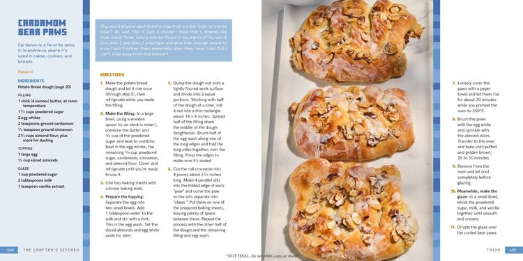 Produktbild: The Crafter's Kitchen: An Official Minecraft Cookbook for Young Chefs and Their Families