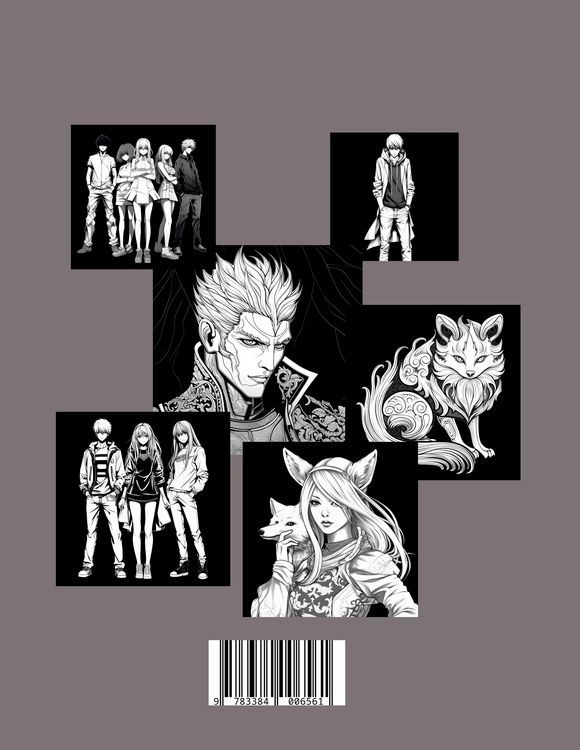 Produktbild: Black Manga Malbuch.