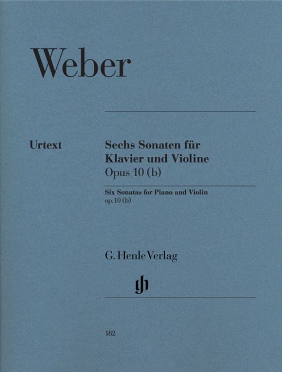 Produktbild: Carl Maria von Weber - 6 Violinsonaten op. 10 (b)