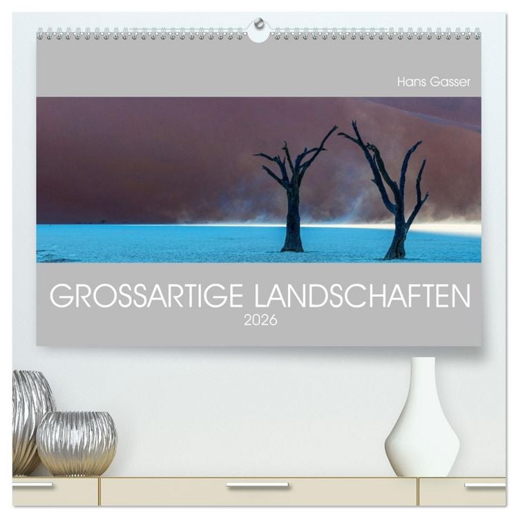 Produktbild: GROSSARTIGE LANDSCHAFTEN 2026 (hochwertiger Premium Wandkalender 2026 DIN A2 quer), Kunstdruck in Hochglanz