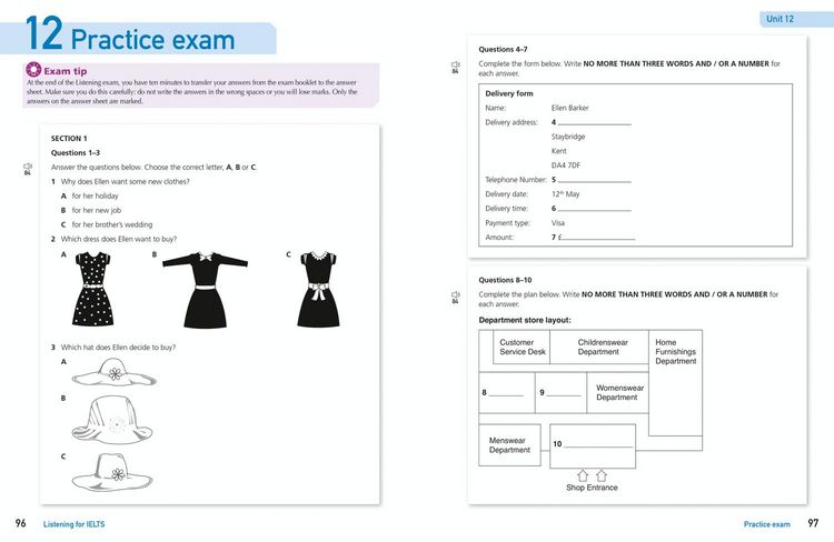 Produktbild: Collins English for Exams Listening for IELTS