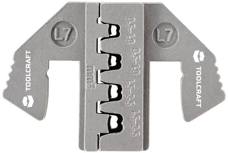 Produktbild: TOOLCRAFT TO-8659911 Crimpgesenk JPT 2.8K Kontakt 0.5 bis 2.5 mm&sup2; Passend f&uuml;r Marke (Zangen) TOOLCRAFT PZ-500