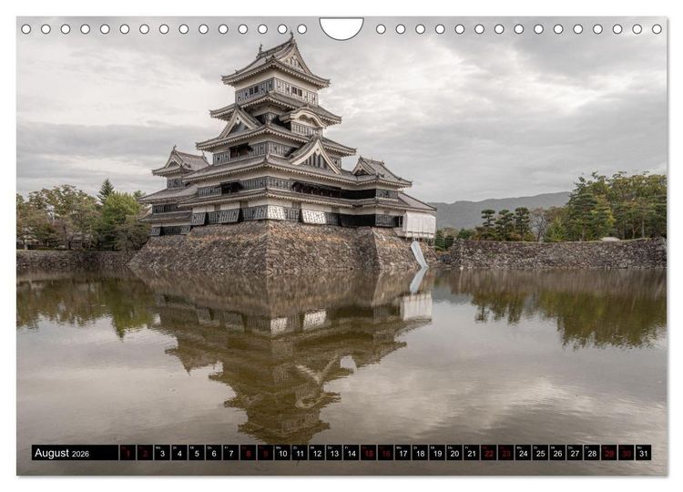 Produktbild: Kaleidoskop Japan (Wandkalender 2026 DIN A4 quer), CALVENDO Monatskalender
