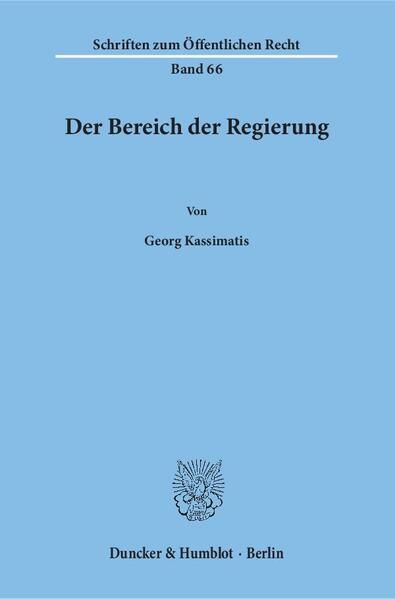 Produktbild: Der Bereich der Regierung.