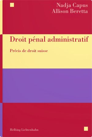 Produktbild: Droit p&eacute;nal administratif