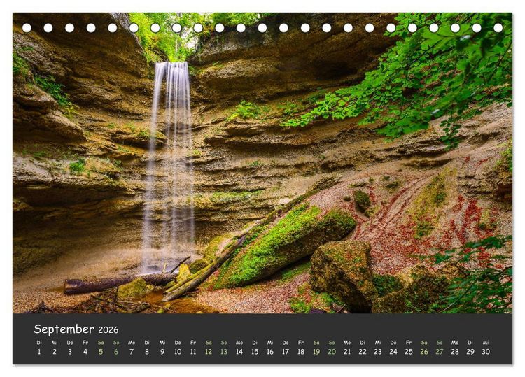 Produktbild: Ammersee bis Walchensee - Traumlandschaften im Voralpenland (Tischkalender 2026 DIN A5 quer), CALVENDO Monatskalender