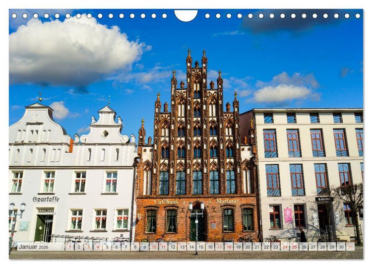 Produktbild: Greifswald Impressionen (Wandkalender 2026 DIN A4 quer), CALVENDO Monatskalender