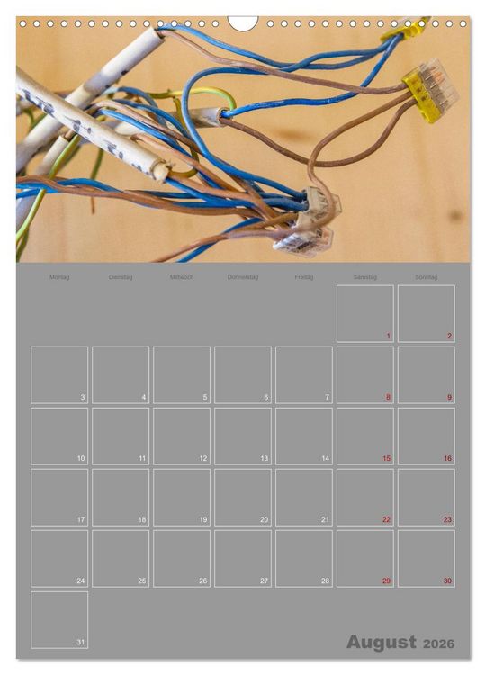 Produktbild: Brandgef&auml;hrliche elektrische Anlagen (Wandkalender 2026 DIN A3 hoch), CALVENDO Monatskalender