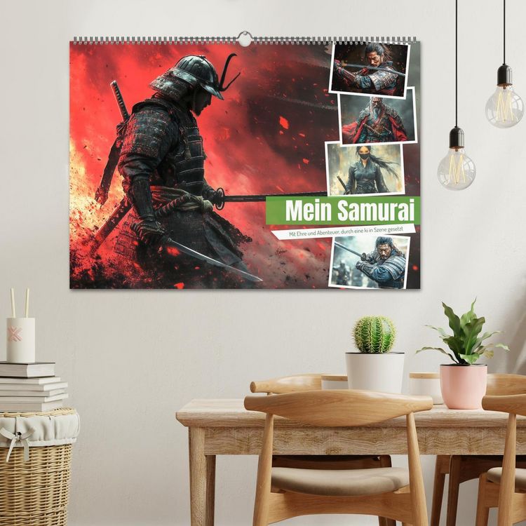 Produktbild: Mein Samurai (Wandkalender 2026 DIN A2 quer), CALVENDO Monatskalender