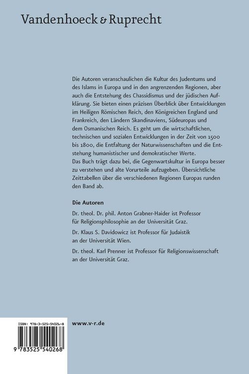 Produktbild: Kulturgeschichte der fr&uuml;hen Neuzeit