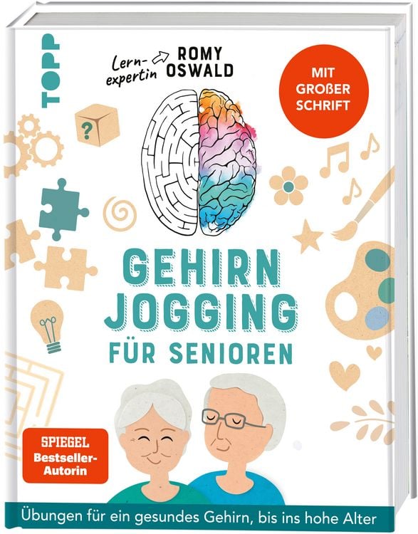 Produktbild: Gehirnjogging f&uuml;r Senioren. &Uuml;bungen f&uuml;r ein gesundes Gehirn, bis ins hohe Alter