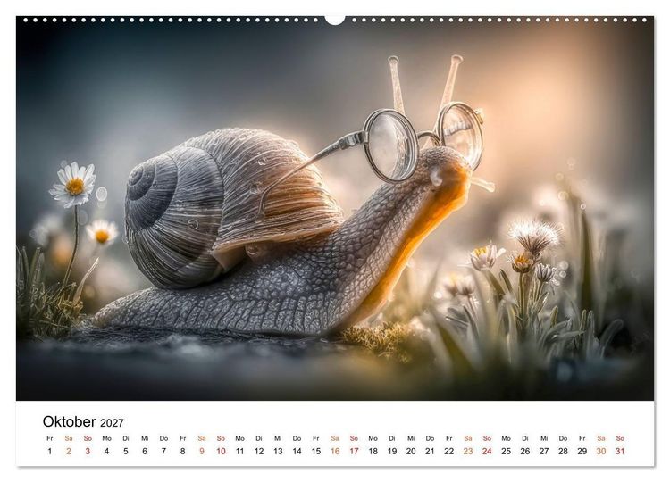 Produktbild: Brillen Bande (hochwertiger Premium Wandkalender 2027 DIN A2 quer), Kunstdruck in Hochglanz