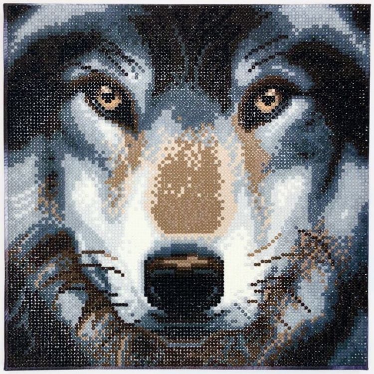 Bild vom Artikel Craft Buddy CAK-A91M - Crystal Art, Wolf, Kit, Bild, 30 x 30 cm cm vom Autor 