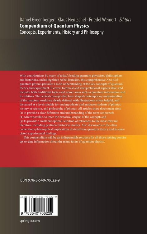 Produktbild: Compendium of Quantum Physics
