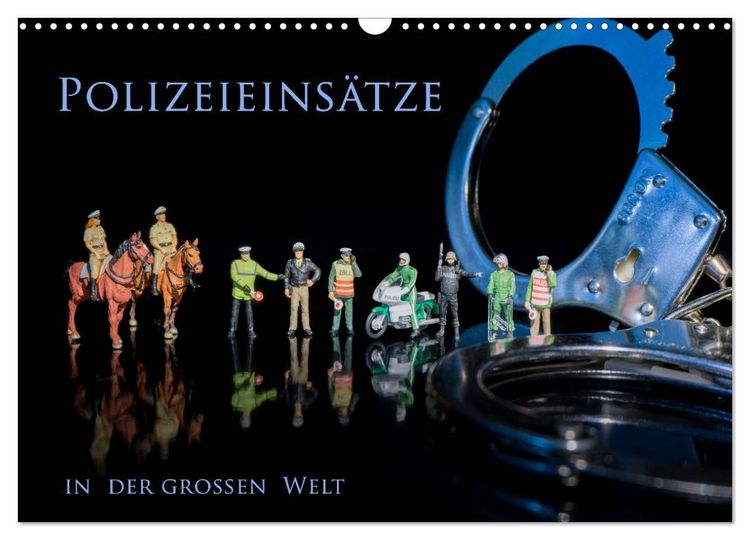 Produktbild: Polizeieins&auml;tze, in der gro&szlig;en Welt (Wandkalender 2026 DIN A3 quer), CALVENDO Monatskalender