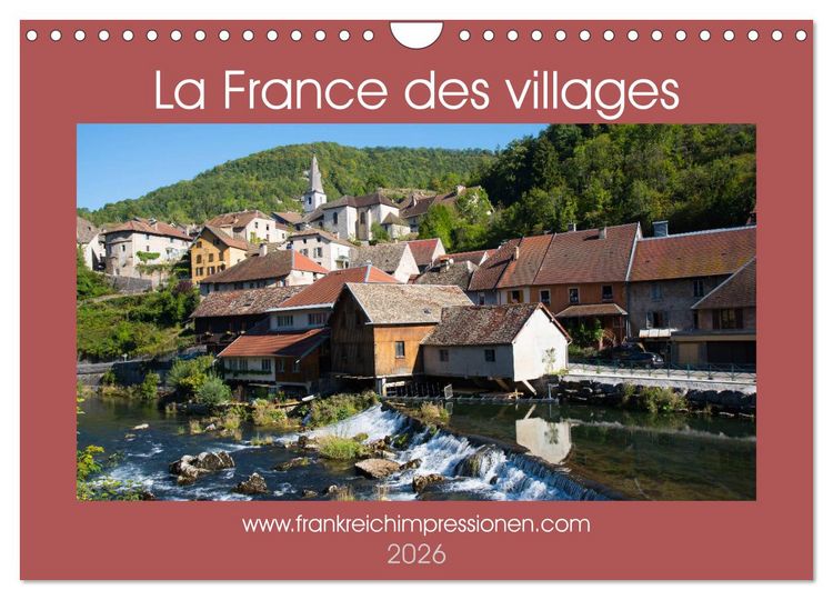 Produktbild: La France des villages (Calendrier mural 2026 DIN A4 vertical), CALVENDO calendrier mensuel