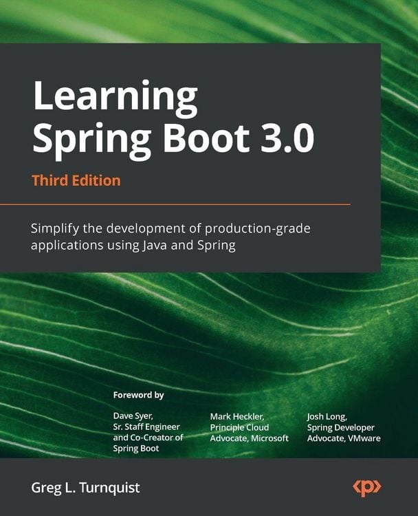 Produktbild: Learning Spring Boot 3.0 - Third Edition