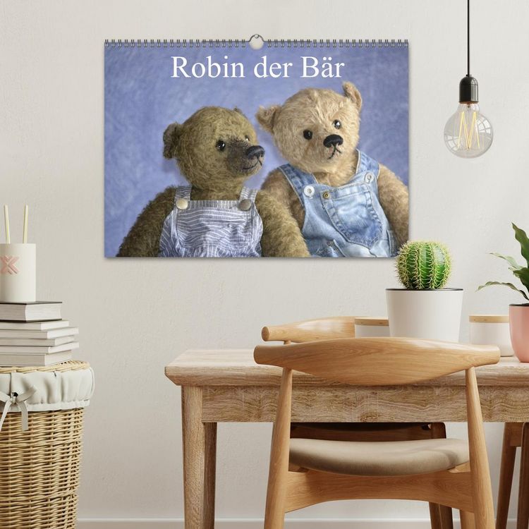 Produktbild: Robin der B&auml;r (Wandkalender 2026 DIN A3 quer), CALVENDO Monatskalender