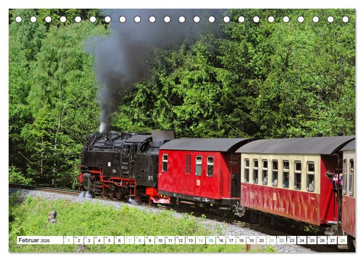 Produktbild: Harz - Ausflugsziele vom Brocken bis Sangerhausen (Tischkalender 2026 DIN A5 quer), CALVENDO Monatskalender