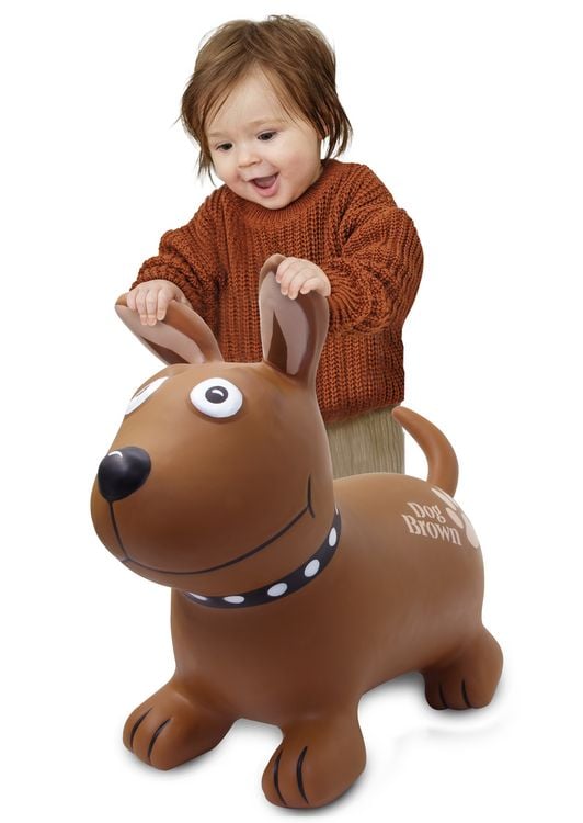 Produktbild: H&uuml;pftier Dog Brown HoppyDoo mit Pumpe