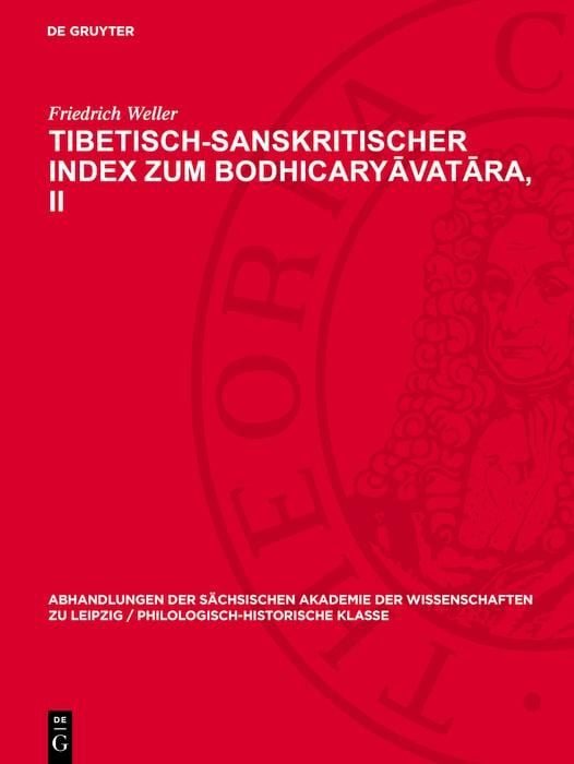 Produktbild: Tibetisch-sanskritischer Index zum Bodhicaryavatara, II