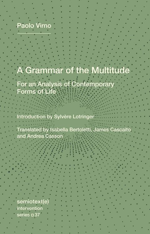 Produktbild: A Grammar of the Multitude