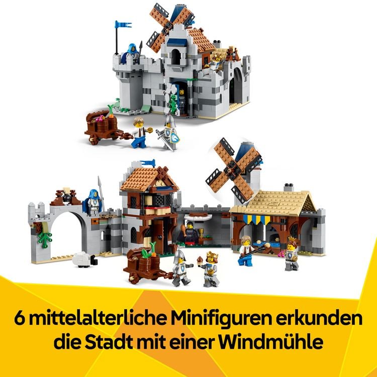 Produktbild: LEGO Creator Ritterburg im Mittelalter 31168, 3-in-1 Bauset, LEGO Ritter
