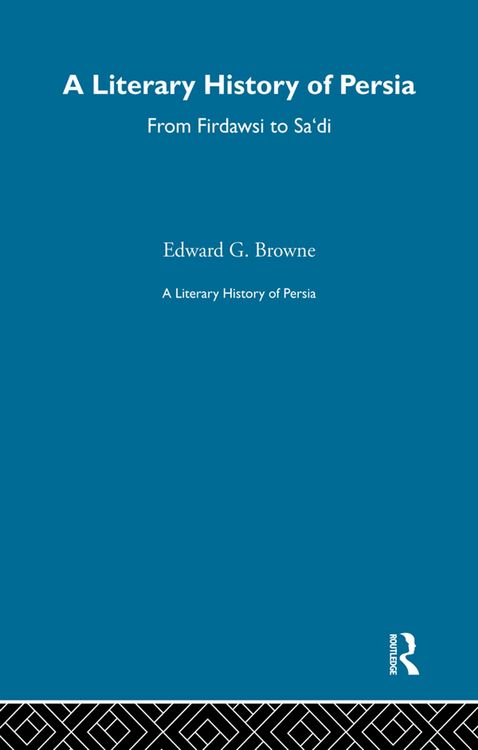 Produktbild: A Literary History of Persia