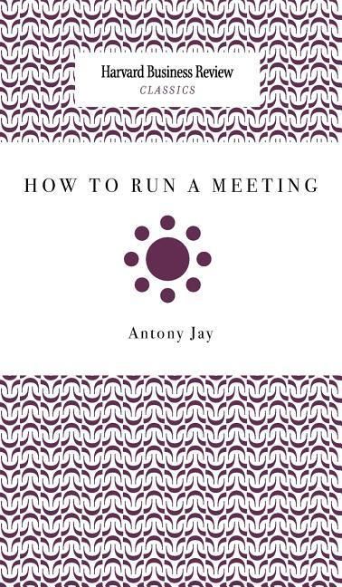 Produktbild: How to Run a Meeting