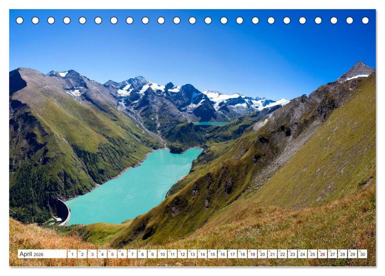 Produktbild: Ausflugsziele im Land Salzburg (Tischkalender 2026 DIN A5 quer), CALVENDO Monatskalender