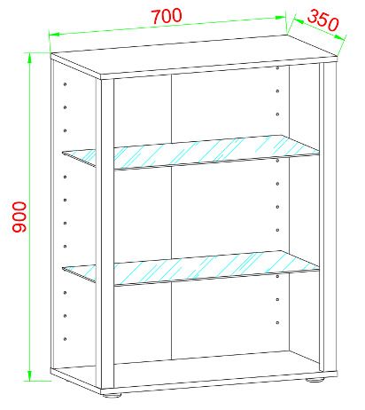 Produktbild: Holz Glas Stand Vitrine Sammelvitrine Glasol L