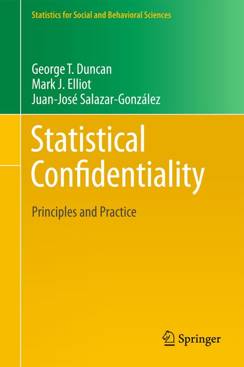 Produktbild: Statistical Confidentiality
