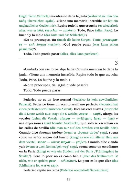 Produktbild: El loro fugitivo de Triana - Spanisch lernen mit lustigen Kurzgeschichten A1-A2 (+ Audio-Online)