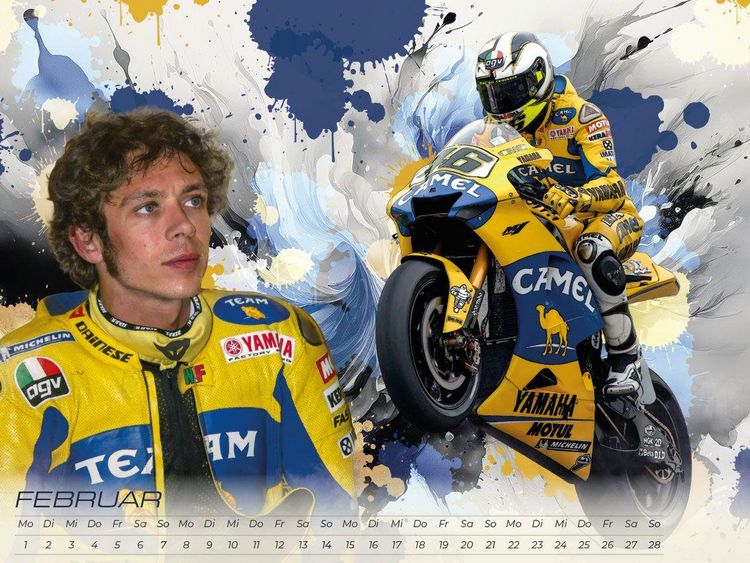 Produktbild: Rossi - eine Legende Artwork Edition Kalender 2027