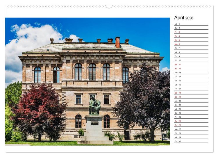 Produktbild: Ein Wochenende in Zagreb (hochwertiger Premium Wandkalender 2026 DIN A2 quer), Kunstdruck in Hochglanz