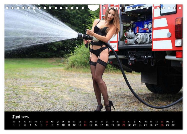 Produktbild: Feuerwehrkalender II &ndash; Erotische Fotografien von Thomas Siepmann (Wandkalender 2026 DIN A4 quer), CALVENDO Monatskalender