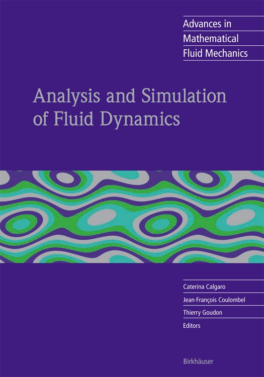 Produktbild: Analysis and Simulation of Fluid Dynamics