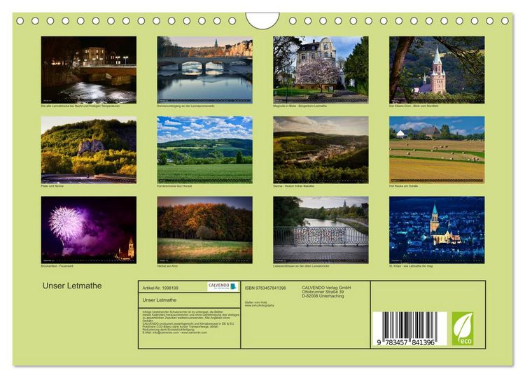 Produktbild: Unser Letmathe (Wandkalender 2026 DIN A4 quer), CALVENDO Monatskalender