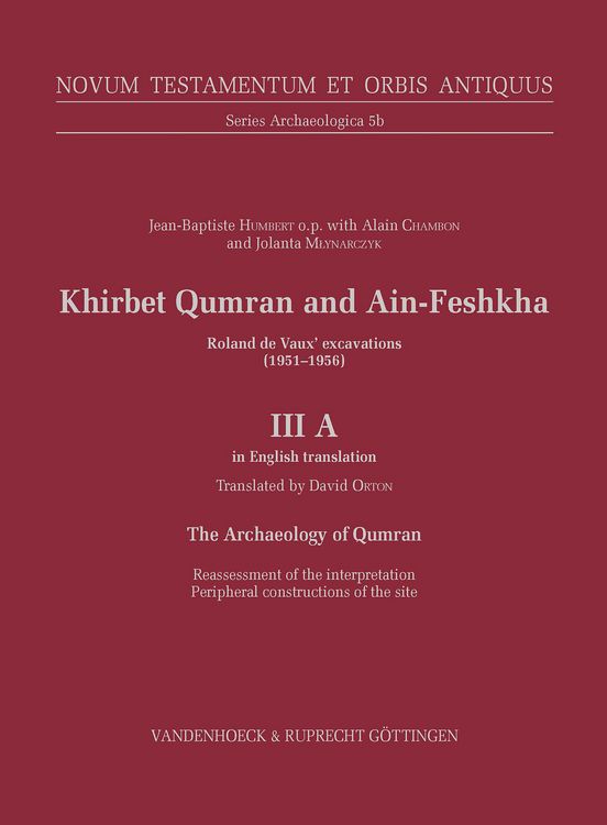 Produktbild: Khirbet Qumran and Ain-Feshkha III A (in English translation)