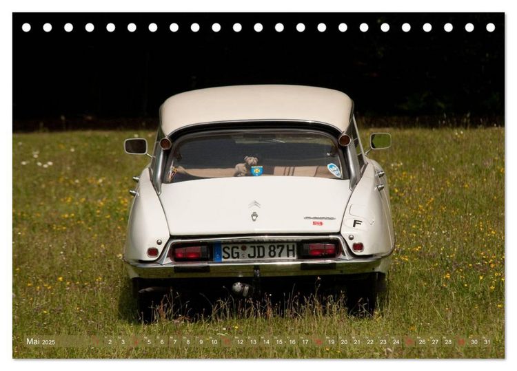 Produktbild: Citro&euml;n DS - G&ouml;ttin in wei&szlig; (Tischkalender 2025 DIN A5 quer), CALVENDO Monatskalender