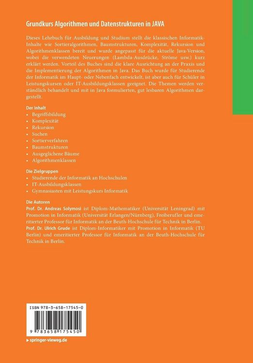Produktbild: Grundkurs Algorithmen und Datenstrukturen in JAVA