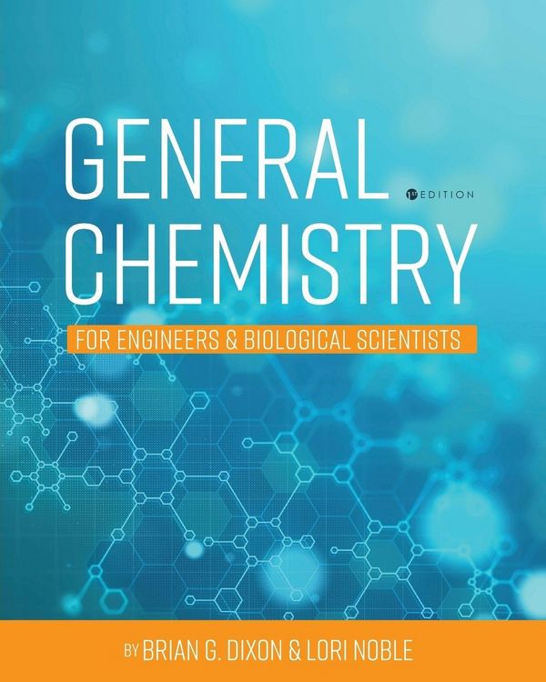 Produktbild: General Chemistry for Engineers and Biological Scientists